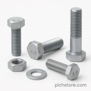 عکس پیچ و مهره واشر گرید 8.8